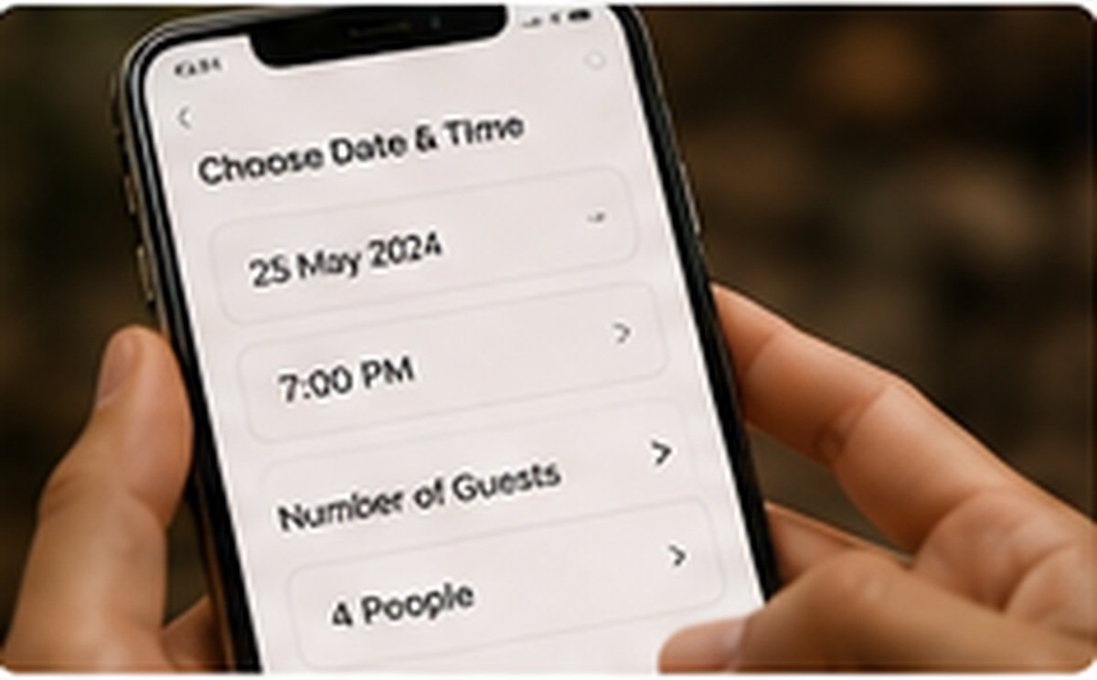 Choose date and time