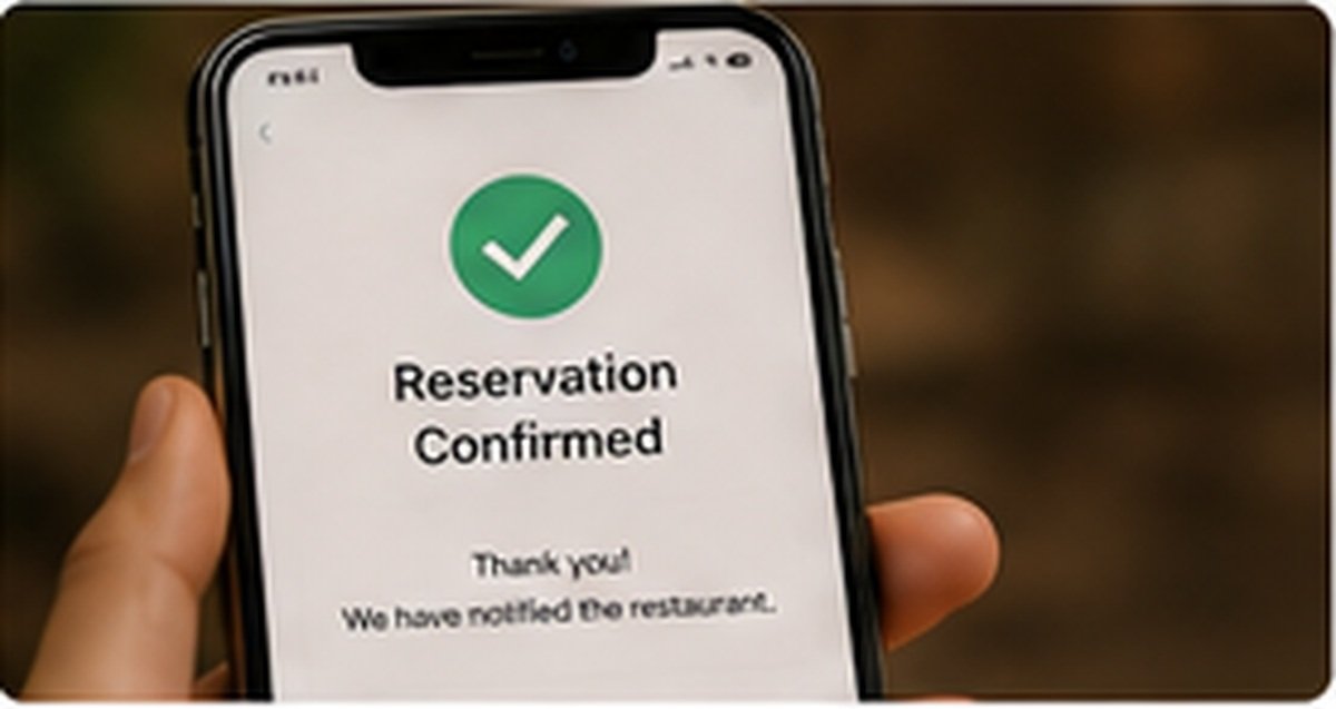 Reservation confirmed