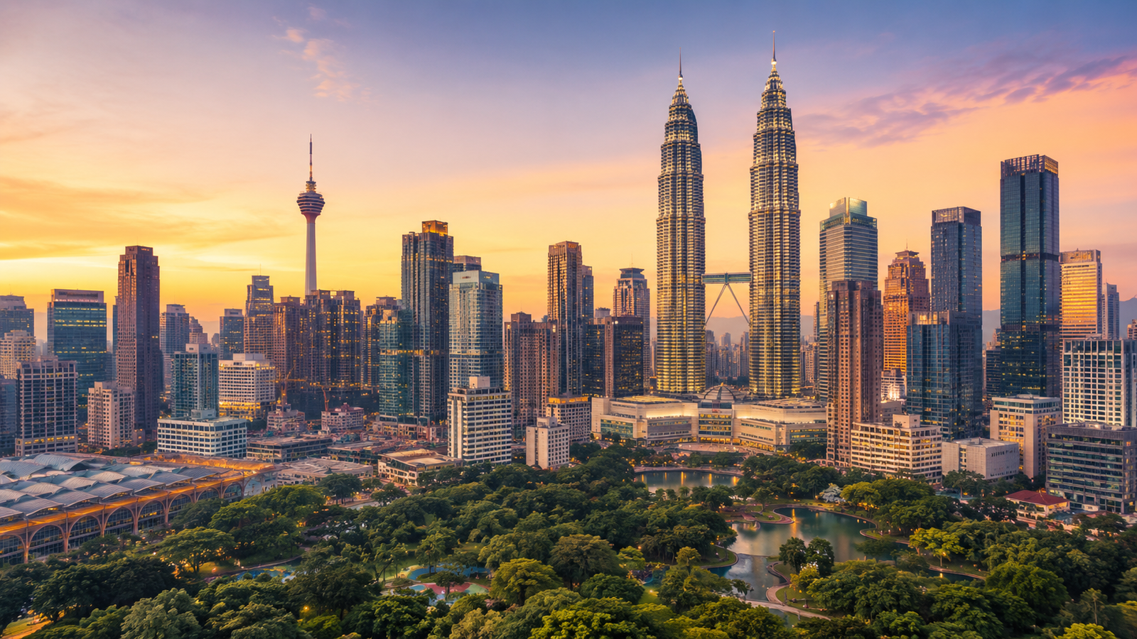 Malaysia city skyline